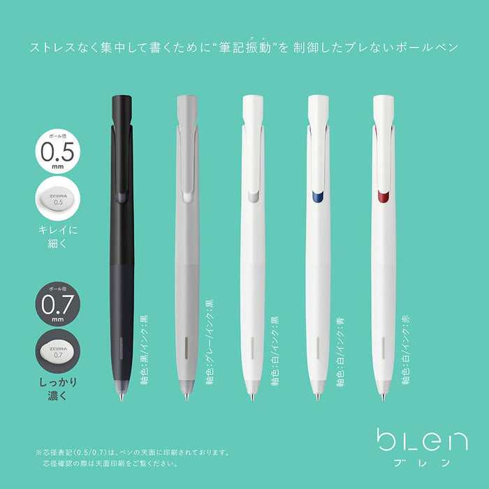 Zebra 10-Pack Red Oil-Based Ballpoint Pen Refills 0.7 Lead - B-RNC7-R-Kiichin - The #1 Place for Japanese Goods in Your Hand!