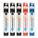 Zebra 5-Piece Set Sarasa Prefeel Ballpoint Pen Refills 0.5 Lead - Black Red Blue-Kiichin - The #1 Place for Japanese Goods in Your Hand!
