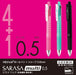 Zebra 5-Piece Set Sarasa Prefeel Ballpoint Pen Refills 0.5 Lead - Black Red Blue-Kiichin - The #1 Place for Japanese Goods in Your Hand!