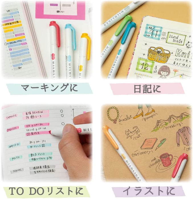 Zebra Highlighter Mild Liner 35-Color Set Gift Box Wkt7-35C-Kiichin - The #1 Place for Japanese Goods in Your Hand!