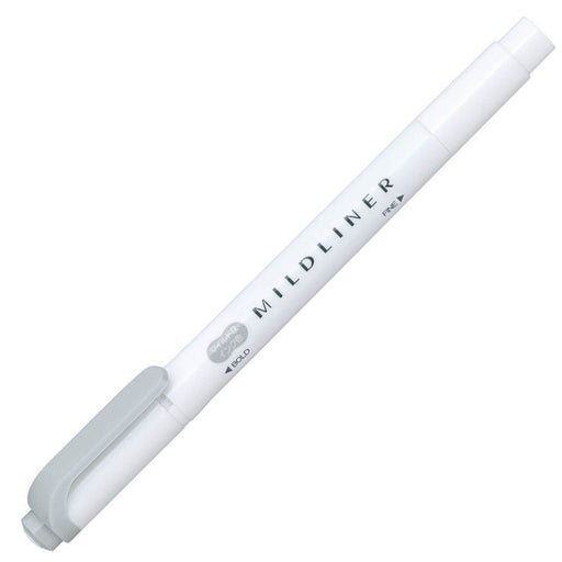 Zebra 10-Pack Mild Liner Highlighters in Gray - B-Wkt7-Mgr Series-Kiichin - The #1 Place for Japanese Goods in Your Hand!
