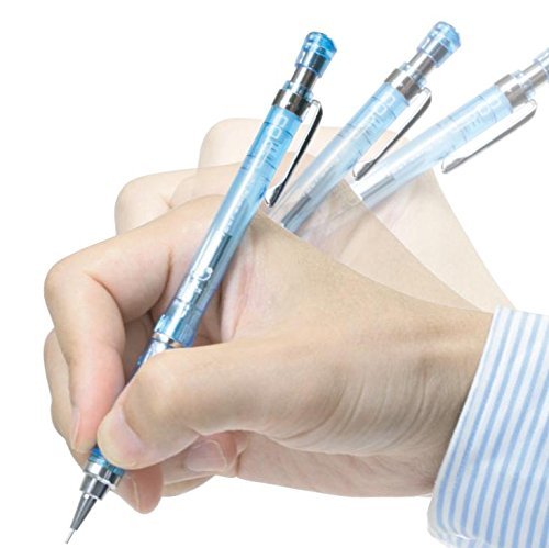 Zebra Tect Two Way Light Pure Black 0.5 Mechanical Pencil 10-Pack-Kiichin - The #1 Place for Japanese Goods in Your Hand!