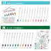 Zebra 10-Pack Blue Gray Clickart Water-Based Pens B-Wyss22-Bgr-Kiichin - The #1 Place for Japanese Goods in Your Hand!