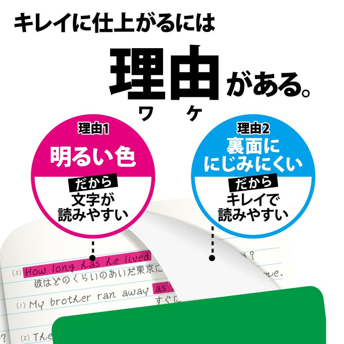 Zebra Water-Based Alpha Blue Memorization Check Pen Pack of 5-Kiichin - The #1 Place for Japanese Goods in Your Hand!