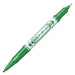 Zebra Water-Based Extra Fine Green Pen Paper Mackie 10-Piece Pack B-Wyts5-G-Kiichin - The #1 Place for Japanese Goods in Your Hand!