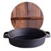 Seieido Japan 24Cm Cast Iron Sukiyaki Gyoza Pan