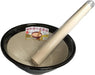 Genju Seitojo Motoshi Ishimi Silicone Mortar and Pestle Set - 25cm Diameter - 4956795008287