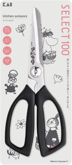 Kai DH3202 Kitchen Scissors Moomin Dishwasher Safe