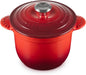Le Creuset Cast Enameled Two-Handed Cocotte Pot 18 Cherry Red Oven Safe Le Creuset