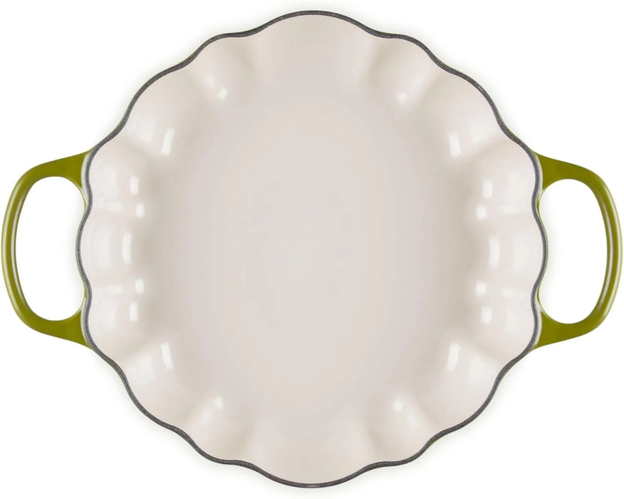 Le Creuset Enamel Cast Iron Pumpkin Blazer 2.75 Qt Olive Dutch Oven Le Creuset