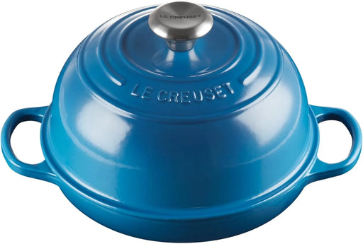 Le Creuset Signature Enamel Cast Iron Oven Pan with Lid 1.75 Quart Marseille Le Creuset