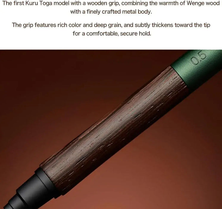 Mitsubishi Pencil Kurutoga Wood Mechanical Pencil 05mm