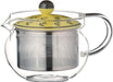 Saikai Pottery Hasami Ware Glass Pot with Stainless Steel Tea Strainer - 02 Arrested - 4965451735870