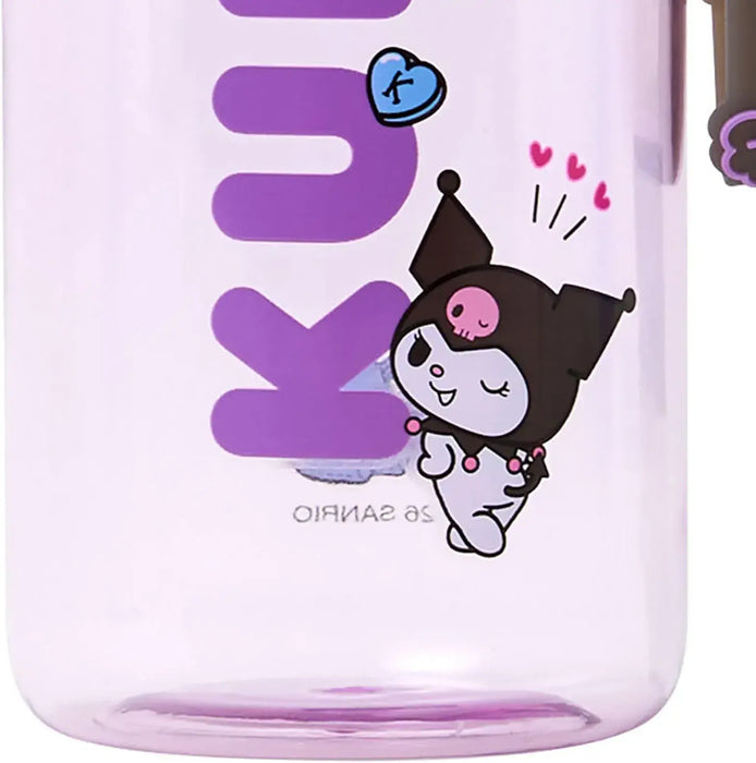 Sanrio Clear Bottle with Strap Direct Drinking Cold Water Only