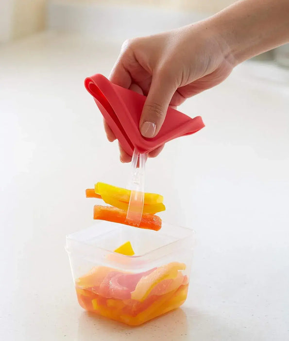 Smile Kids Storage Containers with Lids That Turn into Tongs