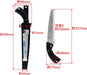 Takagi Shark Saw Pruning Saw Single-Edged with Sheath Gardening Tool