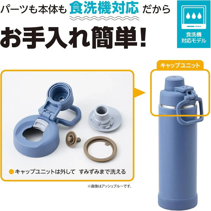 Thermos FJU-1000 Vacuum Insulated Sports Bottle 33.8oz Khaki