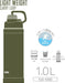 Thermos FJU-1000 Vacuum Insulated Sports Bottle 33.8oz Khaki