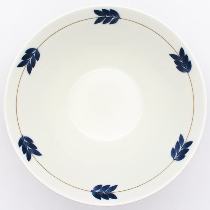Aito Blossom Blossom Bowl Plate L 19cm Light Blue Navy Mino Ware 111004-Kiichin - The #1 Place for Japanese Goods in Your Hand!