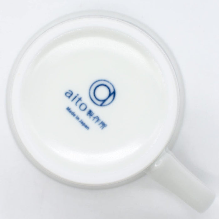 Aito Blossom Blossom Mug 320ml Gray Microwave & Dishwasher Safe Mino Ware Japan 111096-Kiichin - The #1 Place for Japanese Goods in Your Hand!