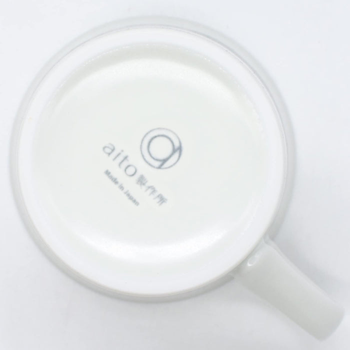 Aito Blossom Blossom Mug 320ml Gray Microwave & Dishwasher Safe Mino Ware Japan 111096-Kiichin - The #1 Place for Japanese Goods in Your Hand!