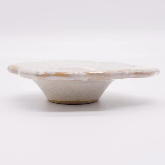 Aito Hana Bean Plate 8x7cm Ginkaku Seto Ware 288336-Kiichin - The #1 Place for Japanese Goods in Your Hand!
