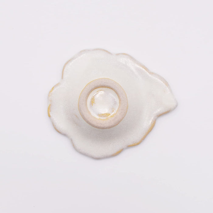 Aito Hana Bean Plate 8x7cm Ginkaku Seto Ware 288336-Kiichin - The #1 Place for Japanese Goods in Your Hand!