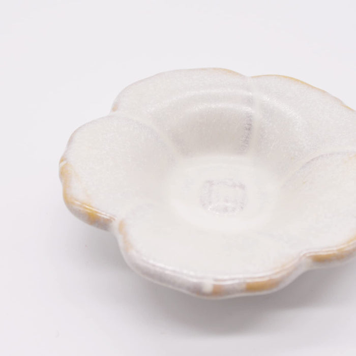 Aito Hana Bean Plate 8x7cm Ginkaku Seto Ware 288336-Kiichin - The #1 Place for Japanese Goods in Your Hand!