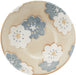 Aito Bowl Nordic Flower Gray 14cm Plate Mino Ware Dishwasher/Microwave Safe 266256-Kiichin - The #1 Place for Japanese Goods in Your Hand!