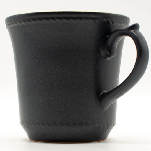 Aito Seisakusho Stitch Mug 350ml Black Mino Ware Japan 111059-Kiichin - The #1 Place for Japanese Goods in Your Hand!