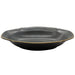 Aito Stitch Oval Curry Plate Bowl 25x17cm Black Mino Ware Japan-Kiichin - The #1 Place for Japanese Goods in Your Hand!