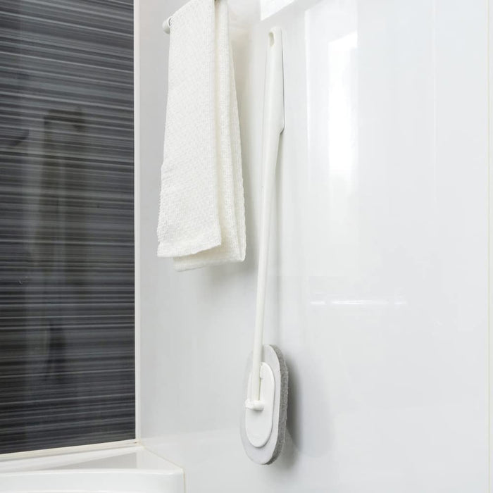 Japanese Bathtub Sponge Cleaner with Slim Handle & Magnet Storage - Sm@Rt765 Smart-Kiichin - The #1 Place for Japanese Goods in Your Hand!