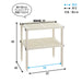 Belca 2-Tier Kitchen Storage Rack - White, 37X30X40Cm, Made In Japan-Kiichin - The #1 Place for Japanese Goods in Your Hand!