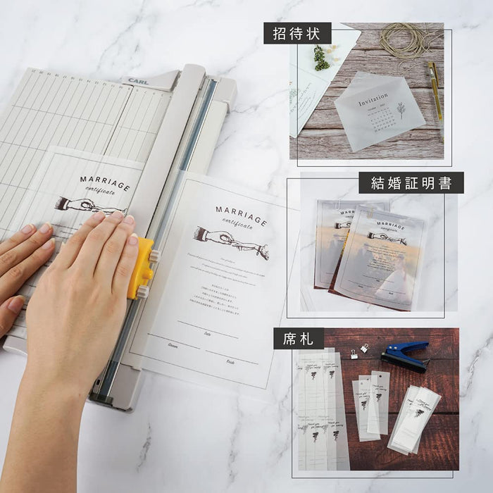 Carl Office Paper Cutter - Slim A4, 10 Sheet Capacity, Made in Japan-Kiichin - The #1 Place for Japanese Goods in Your Hand!