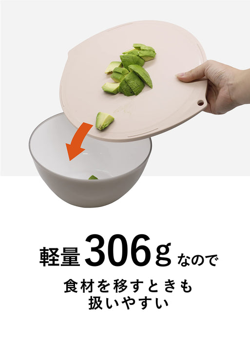 Cb Japan Gray Round Cutting Board - Easy-to-Cut Dishwasher-Safe Board for Multiple Ingredients-Kiichin - The #1 Place for Japanese Goods in Your Hand!