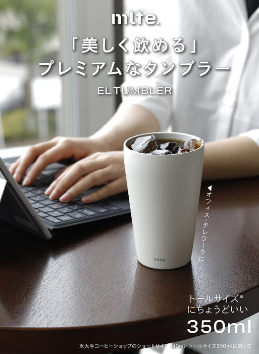 Cb Japan 350ml Stainless Steel Tumbler - Dishwasher Safe - White-Kiichin - The #1 Place for Japanese Goods in Your Hand!