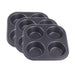 Cz-Ing Japanese Muffin Pan - Non-Stick Carbon Steel Baking Mold Tray (4 Cavities, 3 Plates)-Kiichin - The #1 Place for Japanese Goods in Your Hand!