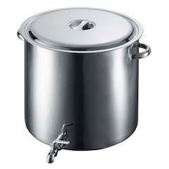 Ebm 18-8 Soup Pot 48cm 3589300 w/ Faucet-Kiichin - The #1 Place for Japanese Goods in Your Hand!