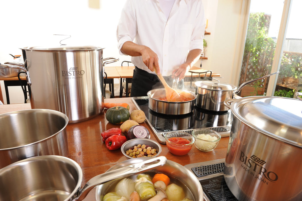 Ebm 3-Layer Clad Shallow Pot 21Cm No Lid-Kiichin - The #1 Place for Japanese Goods in Your Hand!