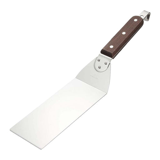 Ebm Stainless Steel Turner with Wooden Handle - Versatile Kitchen Tool-Kiichin - The #1 Place for Japanese Goods in Your Hand!
