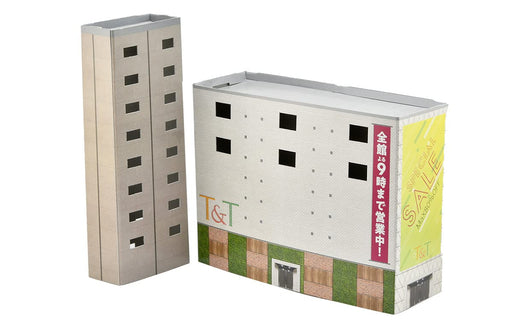 Tomytec Japan Eco-Lake C01 Multi-Tenant Building Diorama Kit-Kiichin - The #1 Place for Japanese Goods in Your Hand!