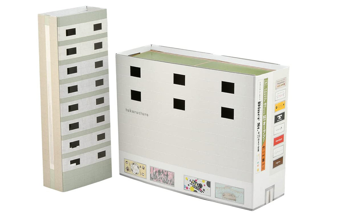 Eco-Lake Paper Structure Diorama Supplies for C02 Studio Apartment Fashion Building by Tomytec Japan-Kiichin - The #1 Place for Japanese Goods in Your Hand!
