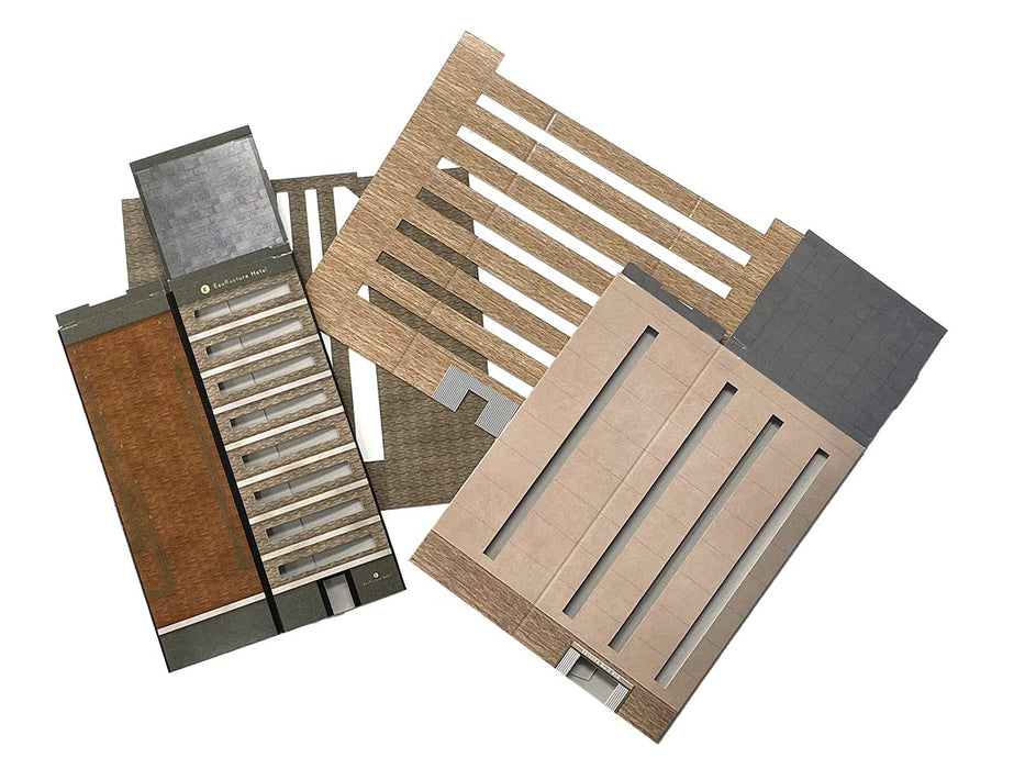 Tomytec Japan Eco-Lake Paper Structure C03 Hotel/Mansion Diorama Supplies-Kiichin - The #1 Place for Japanese Goods in Your Hand!