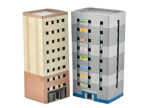 Tomytec Japan Eco-Lake Paper Structure C04 Tennant Building Diorama Supplies-Kiichin - The #1 Place for Japanese Goods in Your Hand!