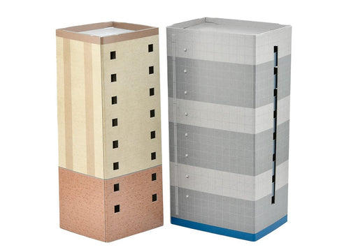 Tomytec Japan Eco-Lake Paper Structure C04 Tennant Building Diorama Supplies-Kiichin - The #1 Place for Japanese Goods in Your Hand!