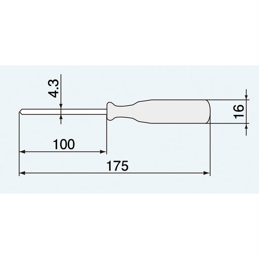 Engineer Standard Driver 4.0x0.5mm 100mm DS-34-Kiichin - The #1 Place for Japanese Goods in Your Hand!