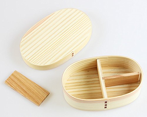Eemon Of The Festival Medium Oval Bento Box | Authentic Japanese Finish | Fujishiro Kogei Magewappa-Kiichin - The #1 Place for Japanese Goods in Your Hand!