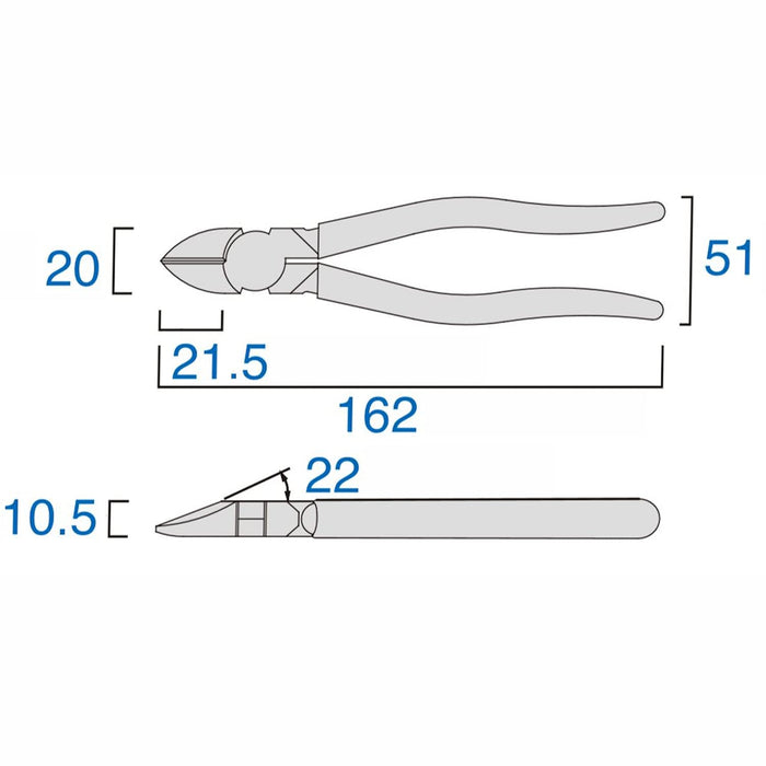 Fujiya 770-150BG Nippers 150mm Round Blade Black Gold-Kiichin - The #1 Place for Japanese Goods in Your Hand!