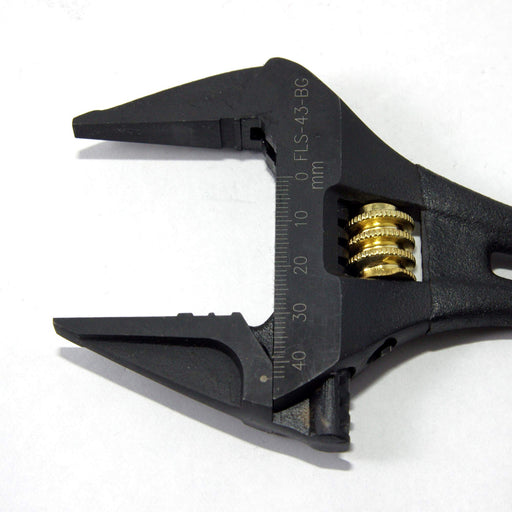 Fujiya FLS-43-BG Light Short Monkey Wrench 43mm Black Gold Grip-Kiichin - The #1 Place for Japanese Goods in Your Hand!