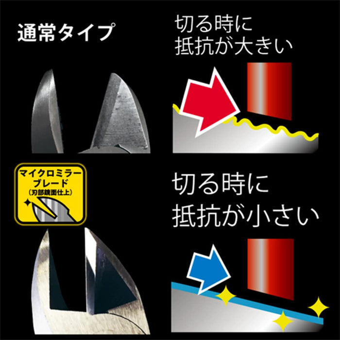 Fujiya FPN-150FS Plastic Nippers 150mm Straight Blade Mirror Finish-Kiichin - The #1 Place for Japanese Goods in Your Hand!
